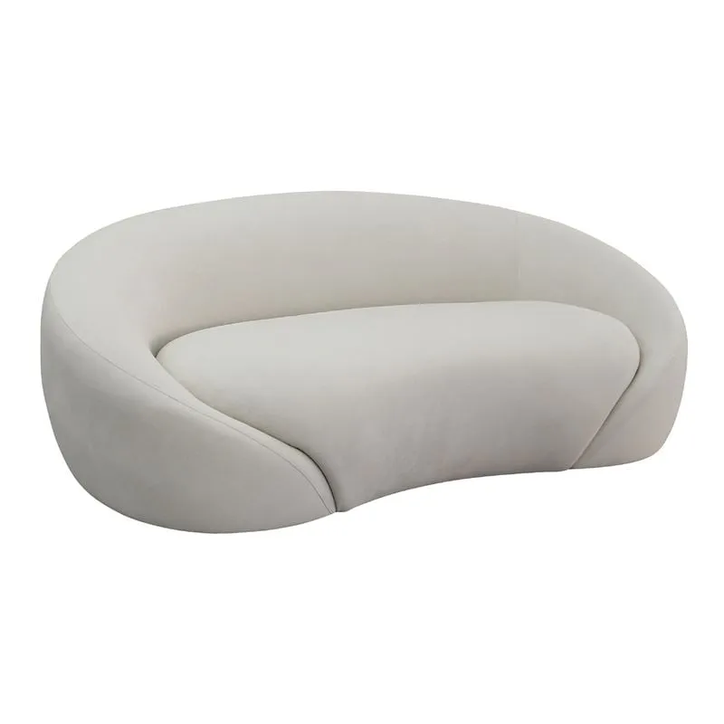 RAMON 2-Seater Sofa Ecru Fabric