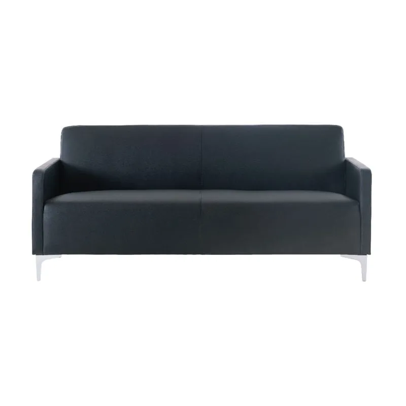 STYLE 2-Seater K/D Sofa Black Pu