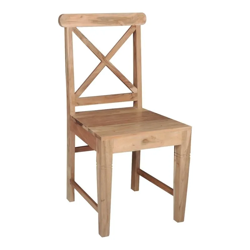 KIKA Chair Acacia Natural Finish