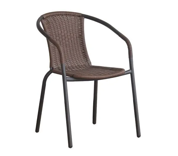 BALENO *Imperfect* Armchair Brown Steel/Brown Wicker