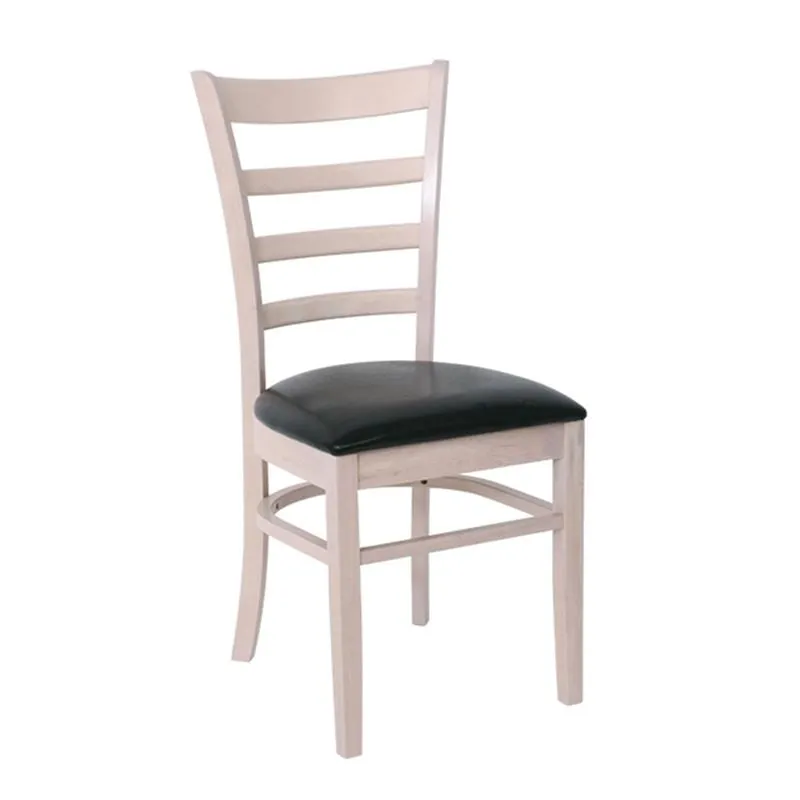 NATURALE Chair White Wash/Pu Black