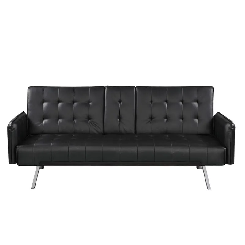 WELLS Sofabed Black Pu