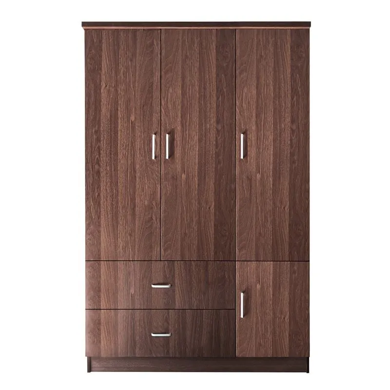 CLOSET Wardrobe 120x50x180cm Walnut