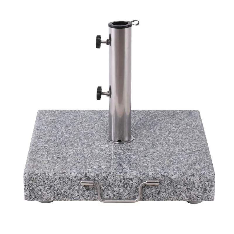 GRANITE Grey Umbrella Base 45x45cm/#304 Stainless Steel (40Kg)