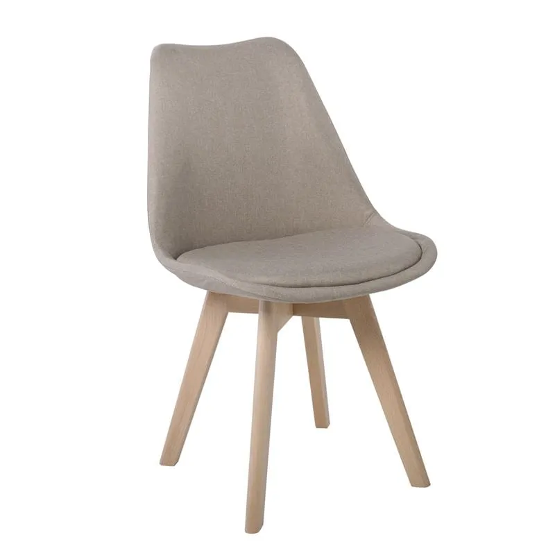 MARTIN Chair Fabric Beige / assembled cushion