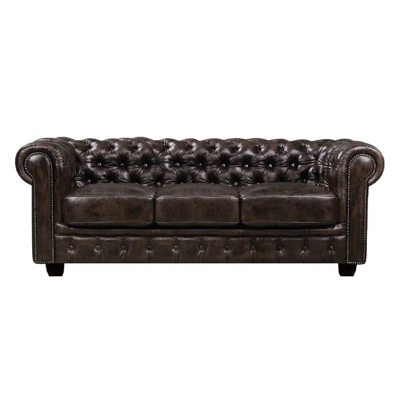 CHESTERFIELD Birmingham 3-S Leather Brown