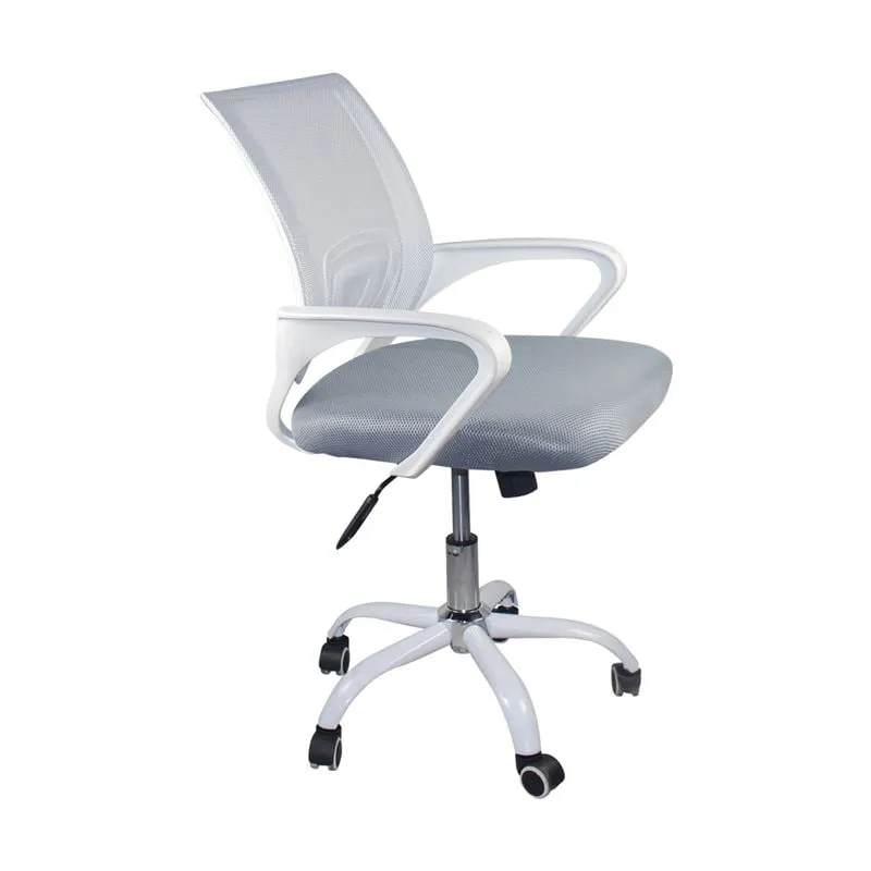 BF2101-SW (with relax) Office Armchair White/Mesh Grey