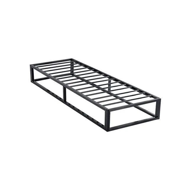 UNDERLAY Metal 90x200 Black with Metal Slats