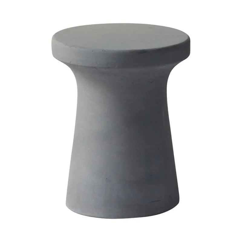 CONCRETE Stool D.35cm Cement Grey