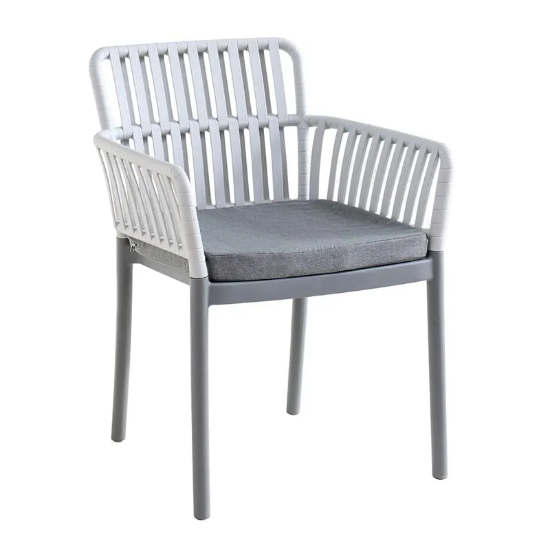 SYLVIA Armchair PP-UV Light Grey/Anthracite, Cushion Grey
