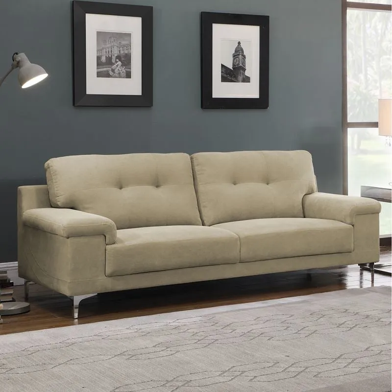 NOTE 3-Seater Sofa Fabric Cappuccino