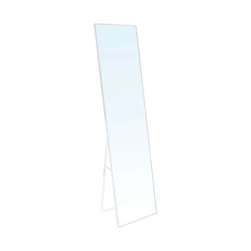 DAYTON Floor-Wall Mirror 40x33x160cm Aluminum White