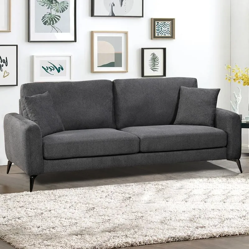 TIPO 3-Seater Sofa Fabric Grey