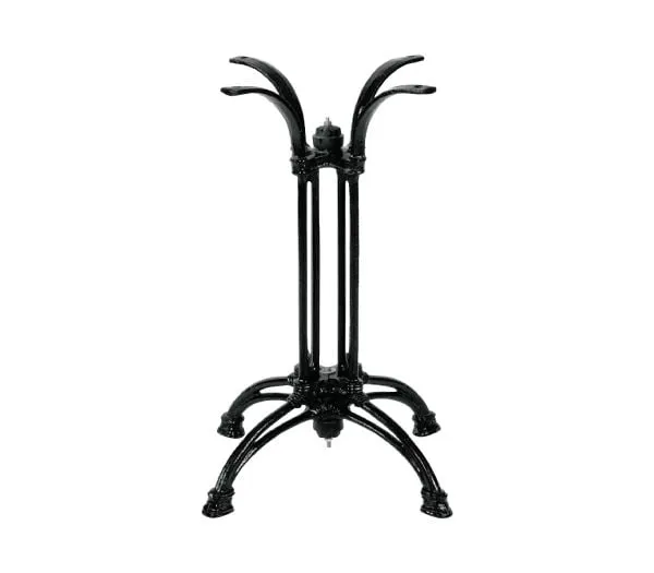ΤΕΤΡΑΝΥΧΟ Πόδι Τραπεζιού Μαντέμι Μαύρο (14 kg)